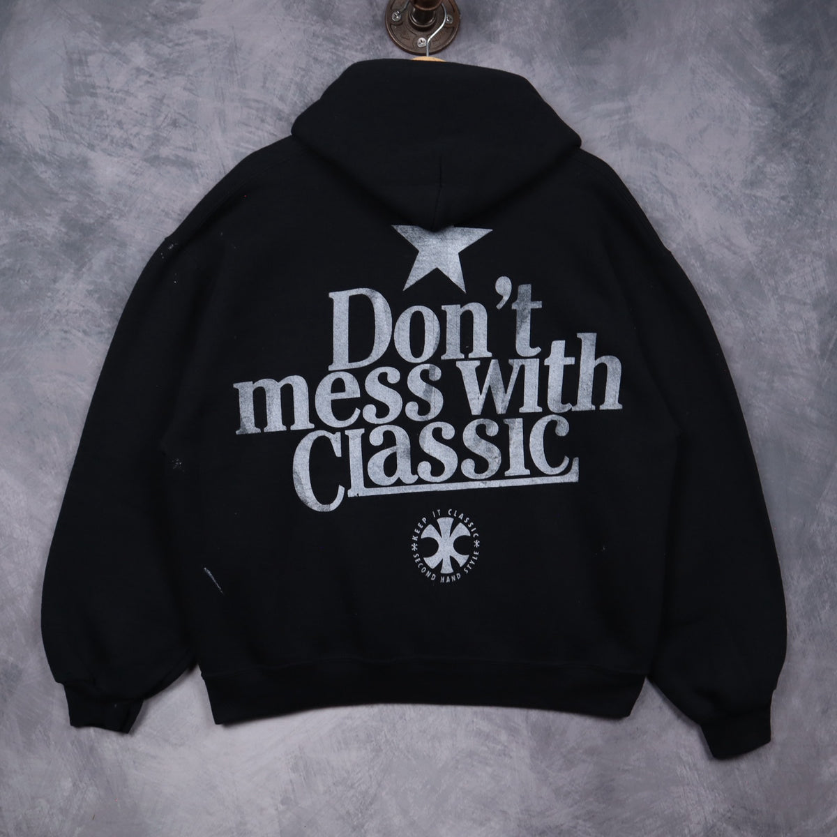 90s Black Texas Longhorns Don't Mess With Classic Hoodie 5669