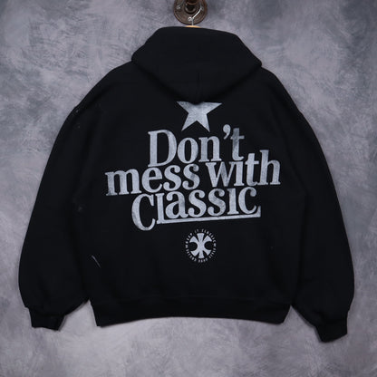 90s Black Texas Longhorns Don't Mess With Classic Hoodie 5669