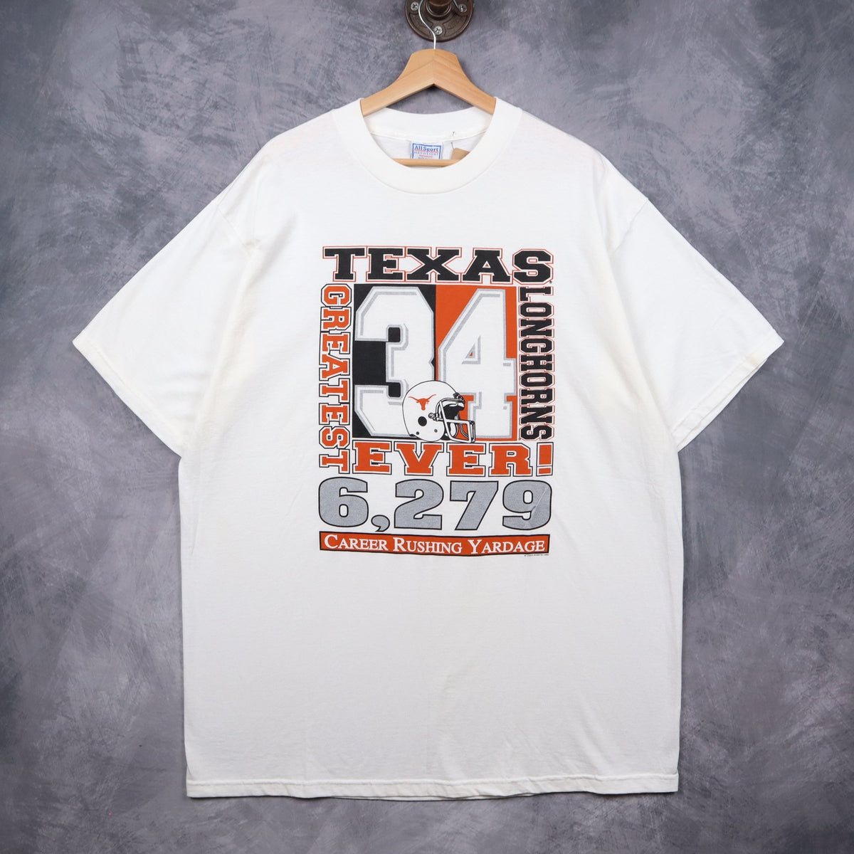 1998 White Texas Longhorns Ricky Williams Greatest Ever Shirt 5738
