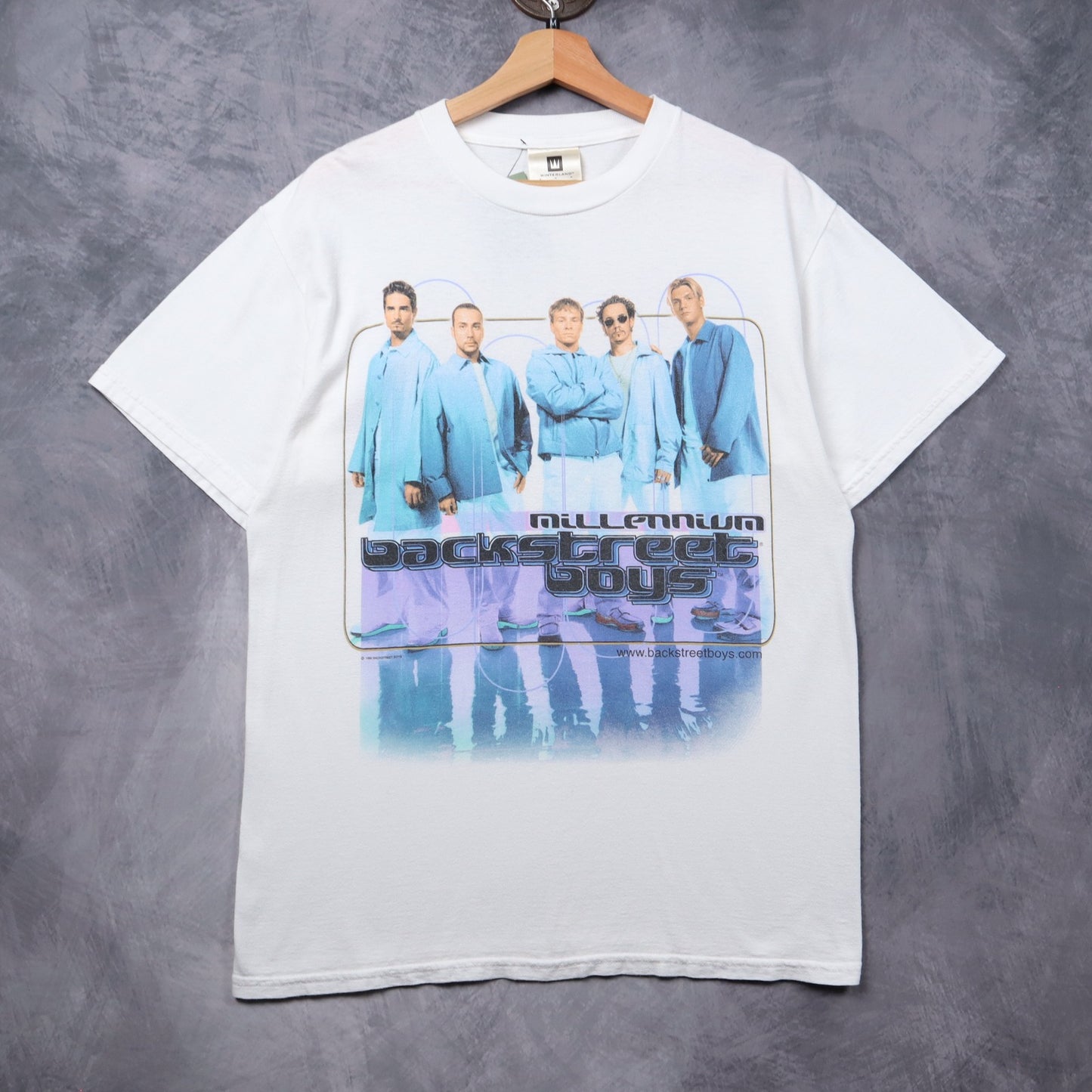 1999 White Backstreet Boys Millennium Tour Shirt 5442