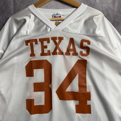 90s White Texas Longhorns Ricky Williams #34 Jersey 4609