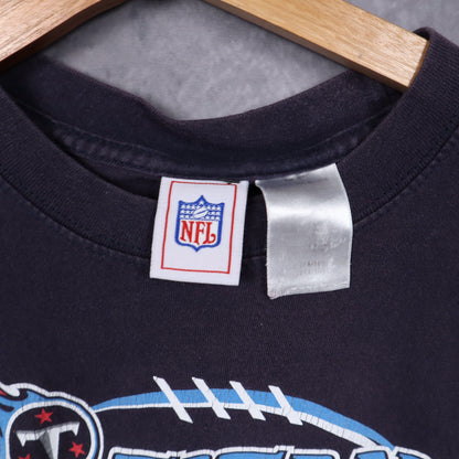 00s Navy Blue Tennessee Titans Shirt 6589