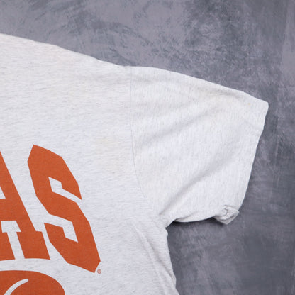 90s Grey Texas Longhorns Lacrosse Shirt 5823