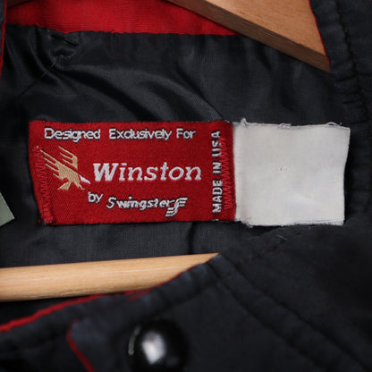 90s Black Winston Racing Team Jacket 4828