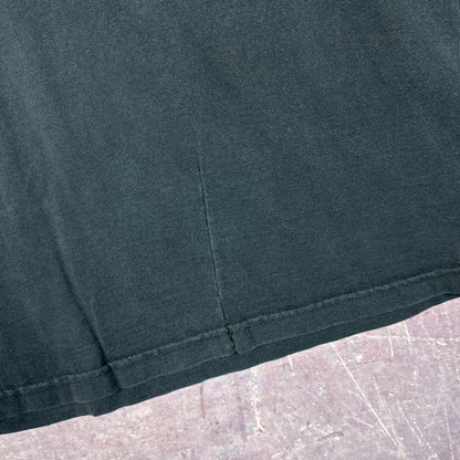 00s Black Cyberspokes Biker Flame Sleeve Shirt 3054