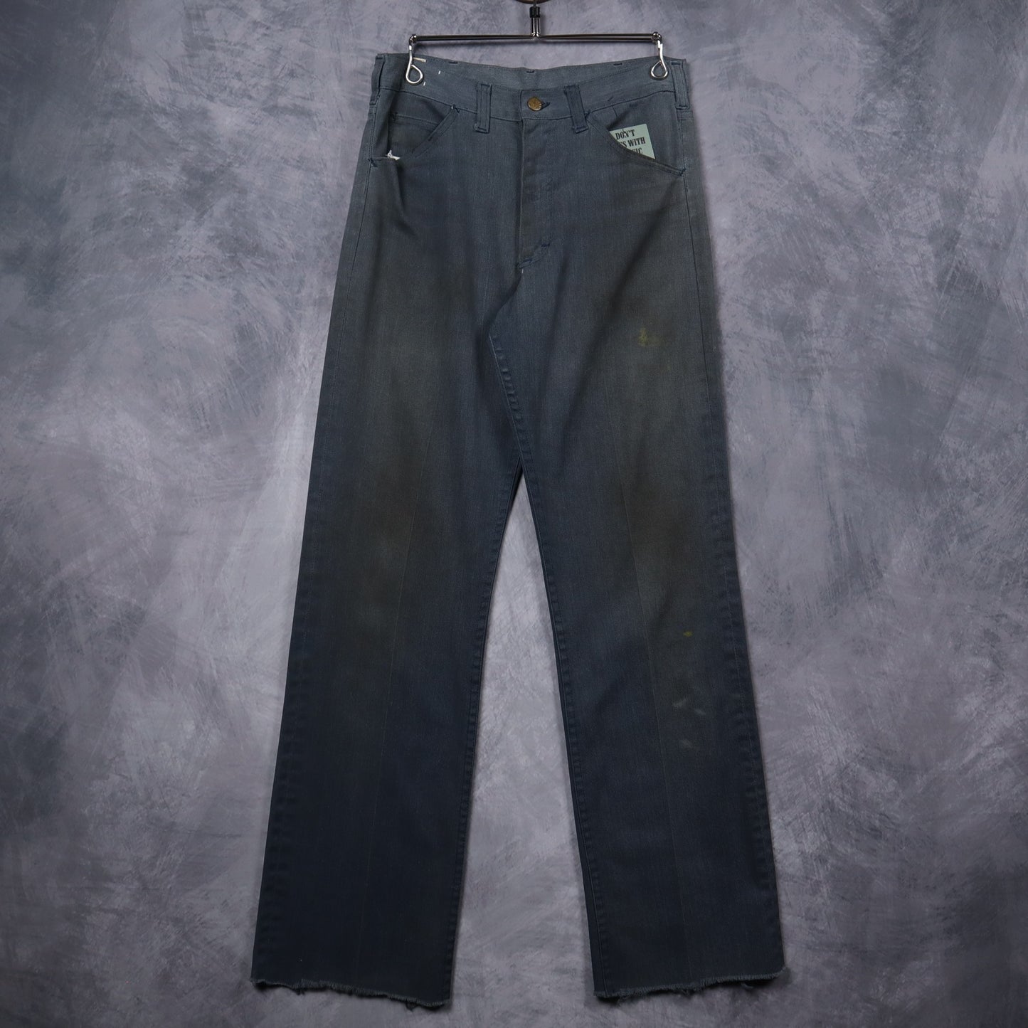 70s Faded Blue Lee Riders Cotton Pants 5228