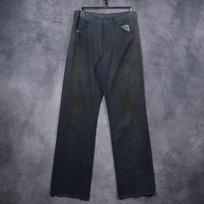 70s Faded Blue Lee Riders Cotton Pants 5228