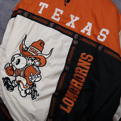 90s Orange Texas Longhorns Hooded Jacket 5914