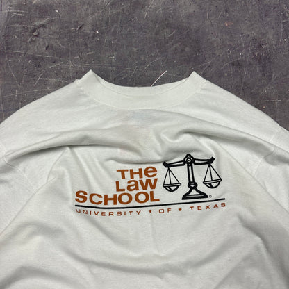 80s University Of Texas Law School Graphic Shirt M