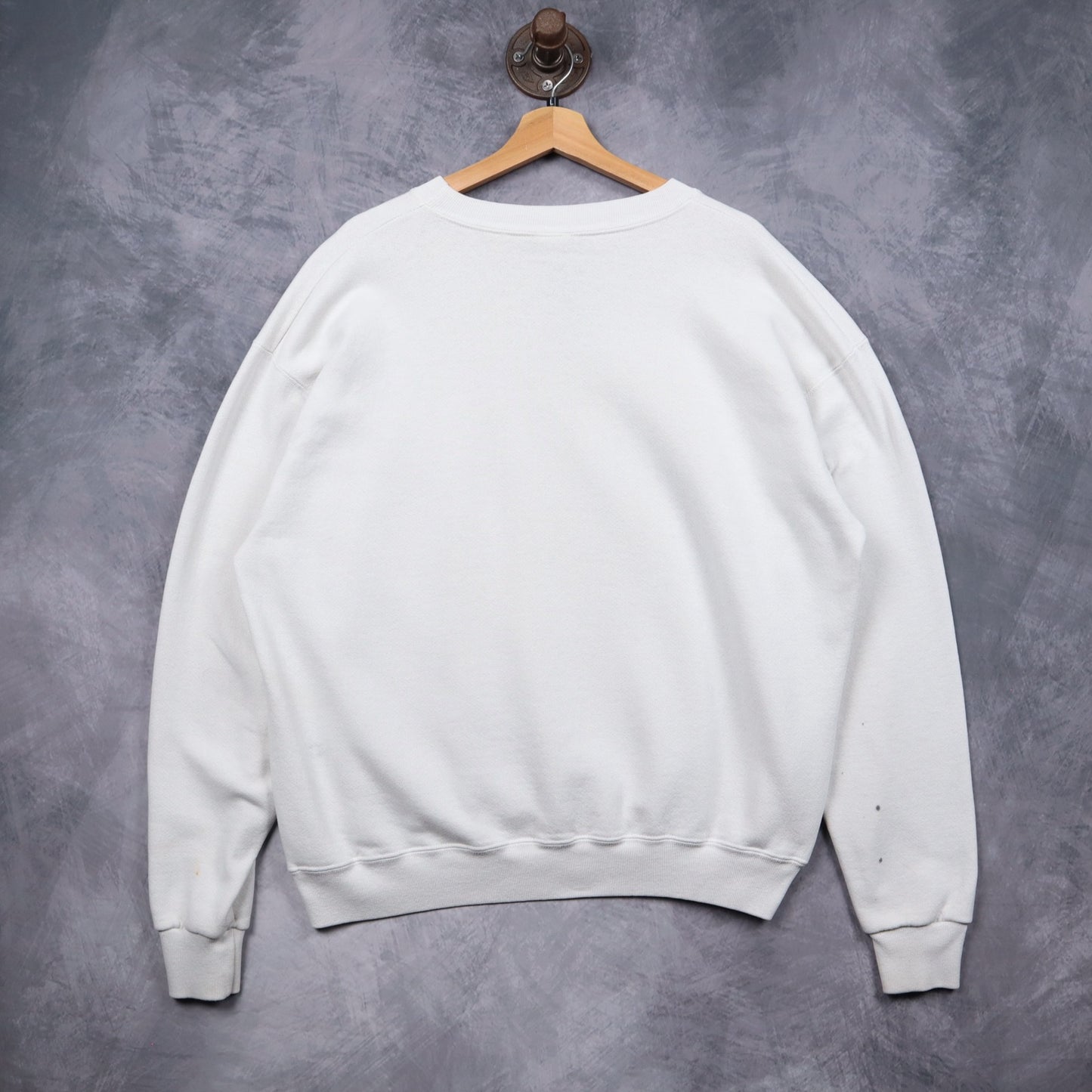 90s White University of Miami Seal Sweatshirt 5138