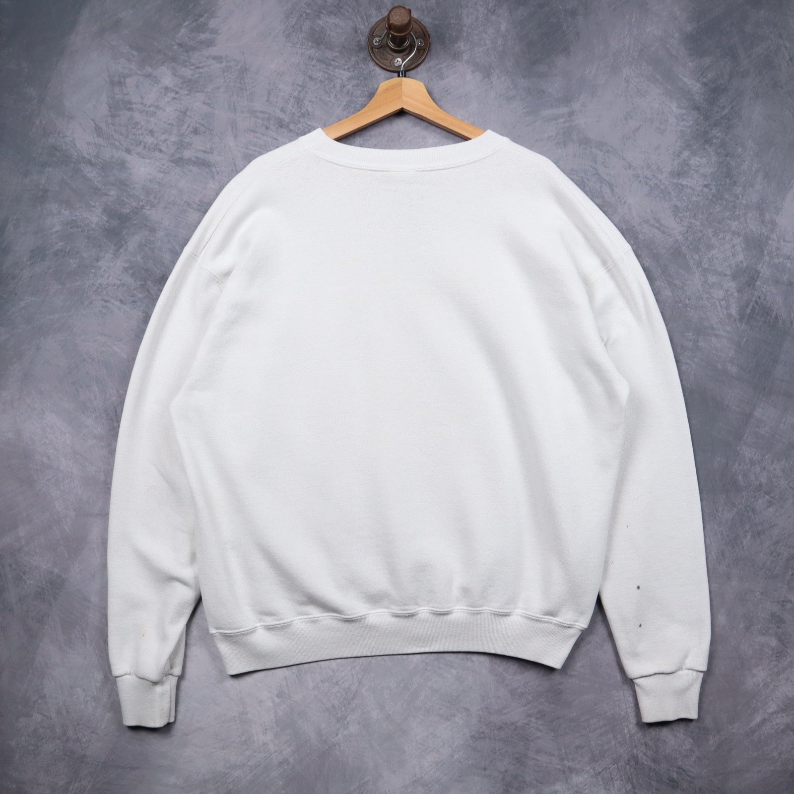 90s White University of Miami Seal Sweatshirt 5138