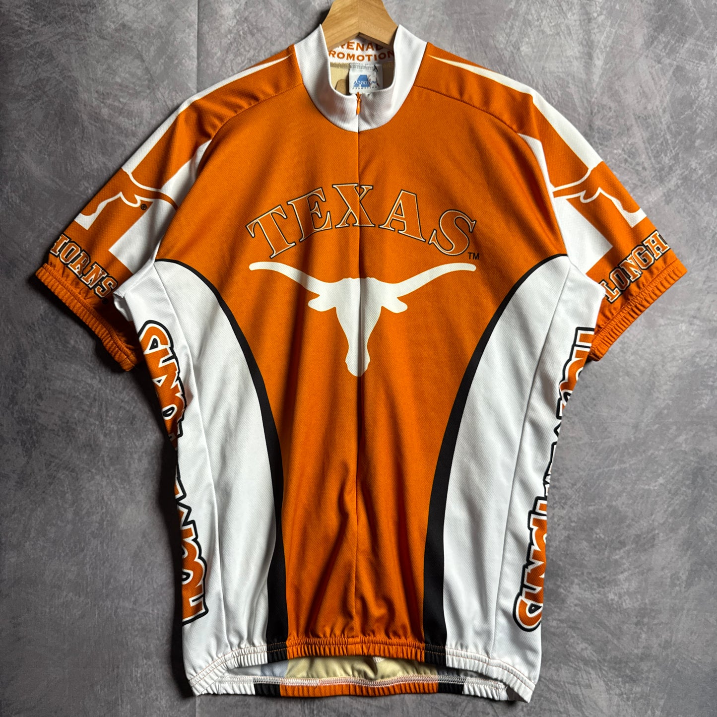 00s Orange Texas Longhorns Bicycle Jersey 4594