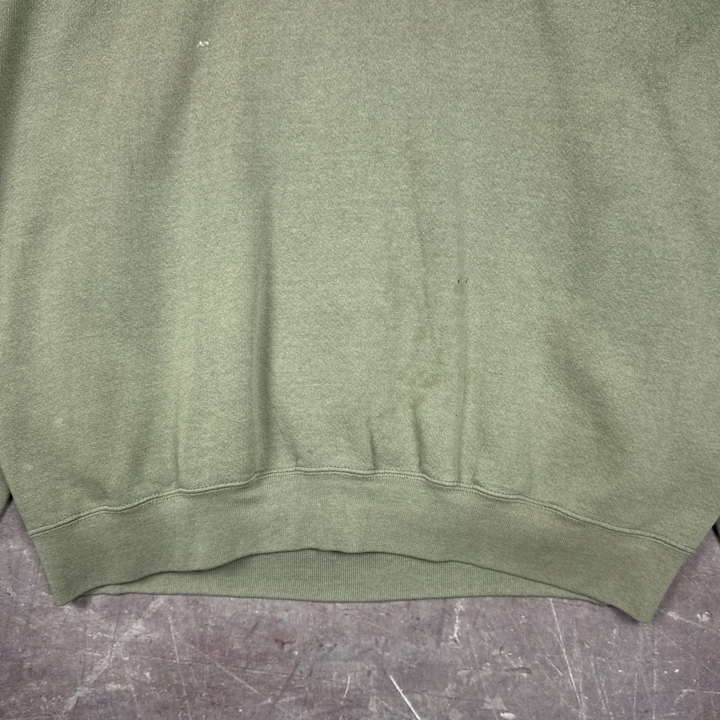 90s Olive Green Harley Davidson Sweatshirt 3089