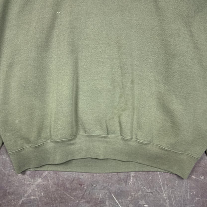 90s Olive Green Harley Davidson Sweatshirt 3089