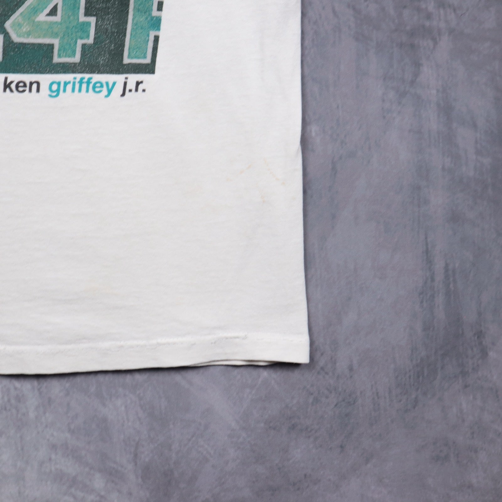 90s White Nike Ken Griffey Jr. Cause & Effect Shirt 5523