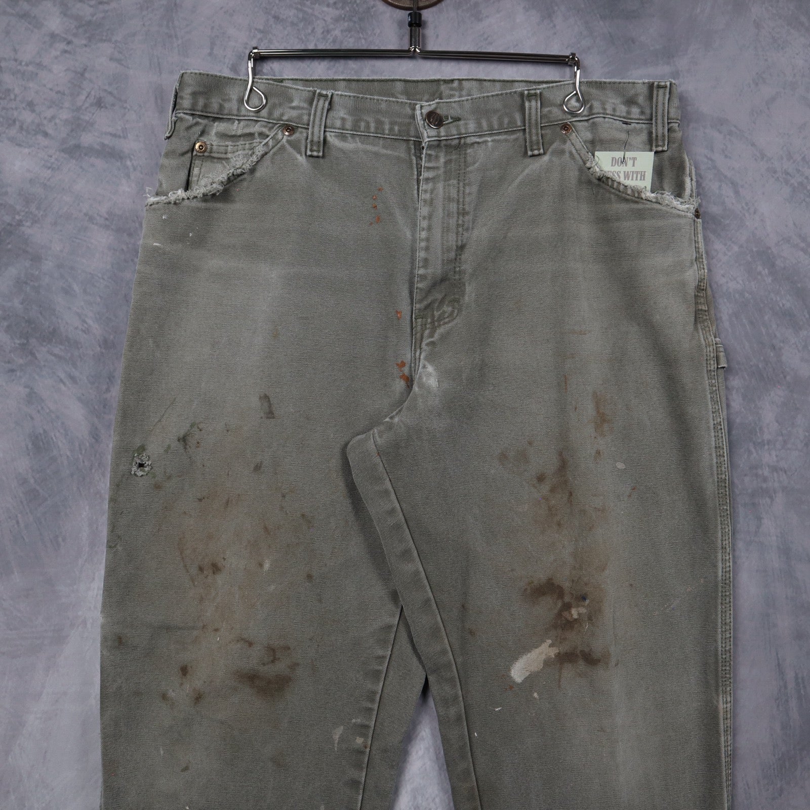 Y2K Faded Olive Dickies Carpenter Pants 5237