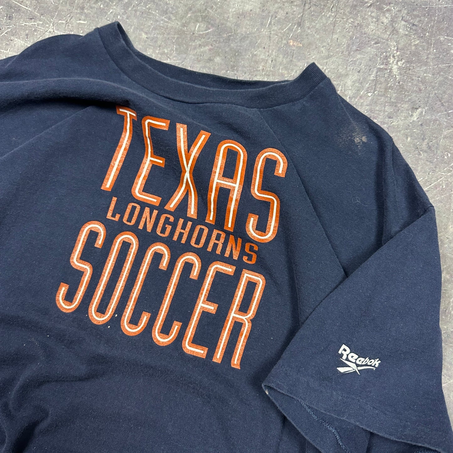 90s University of Texas Longhorns Soccer Reebok Shirt XL