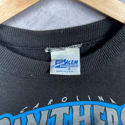 1993 Black Carolina Panthers Crewneck Sweatshirt 4098