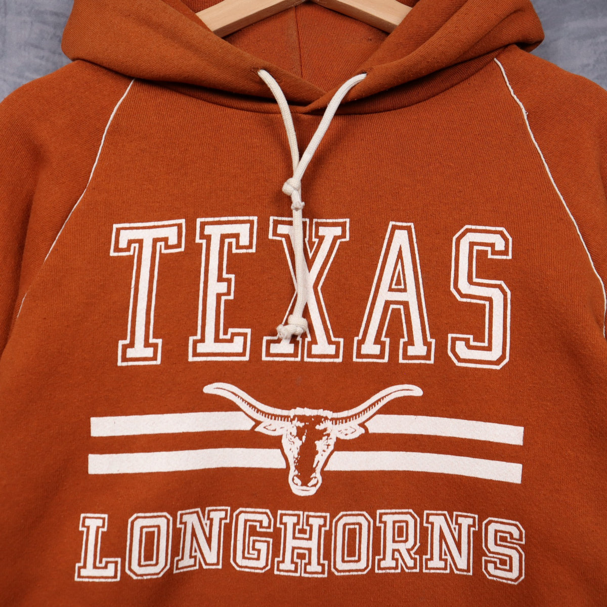 90s Burnt Orange Texas Longhorns Hoodie 5635
