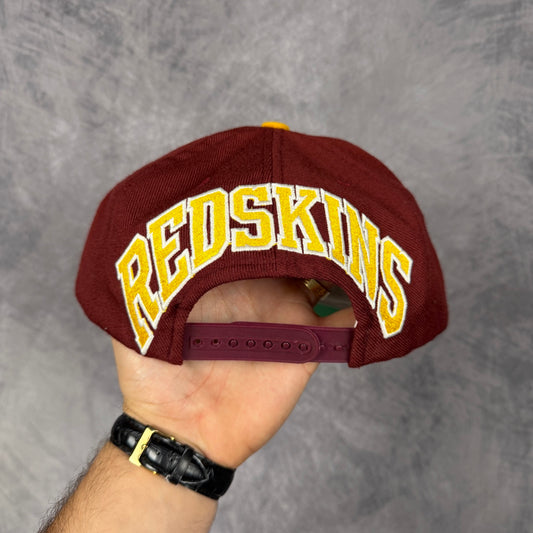 90s Red Washington Redskins Snapback Hat 6809