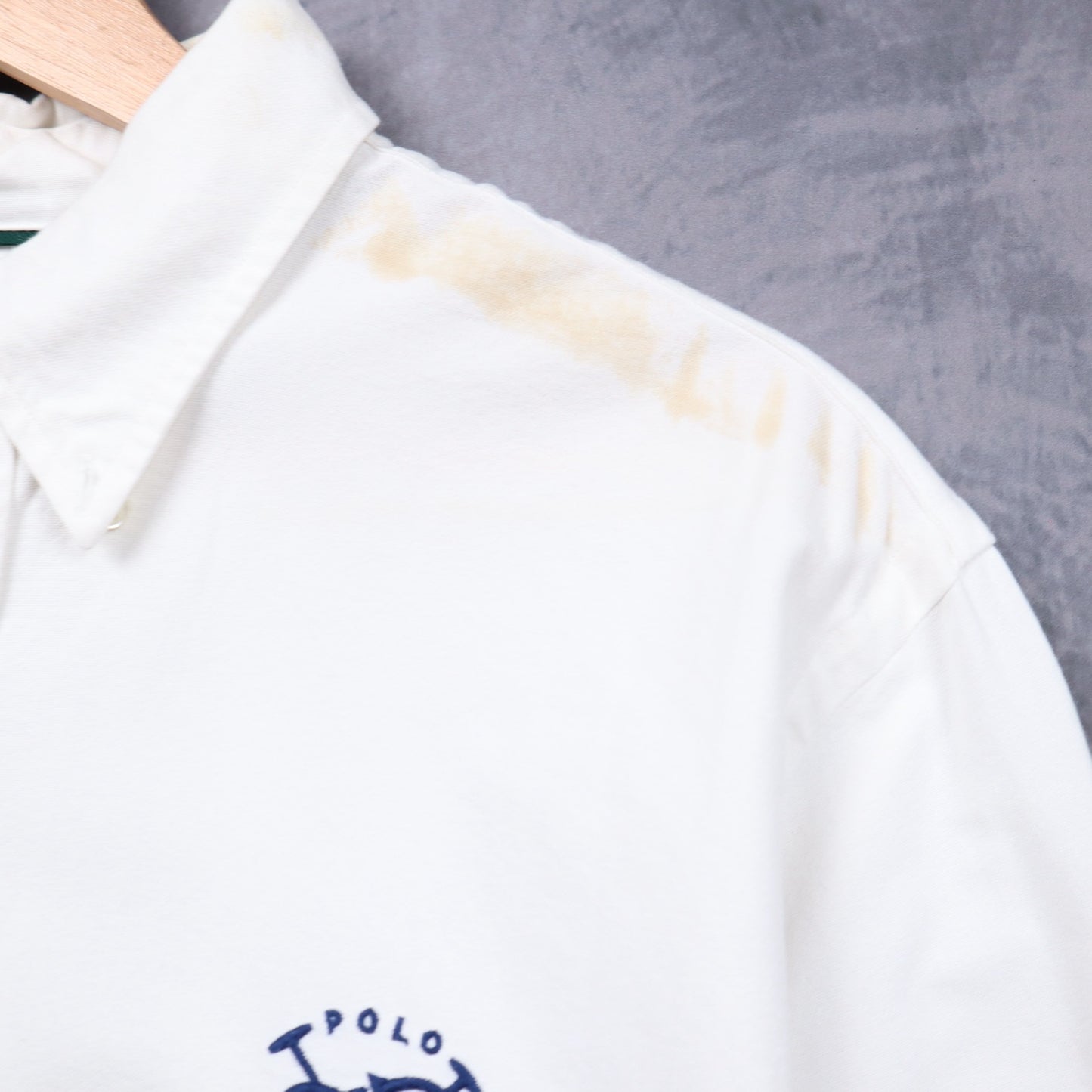 90s White Polo Ralph Lauren Crest Button Up Shirt 5545