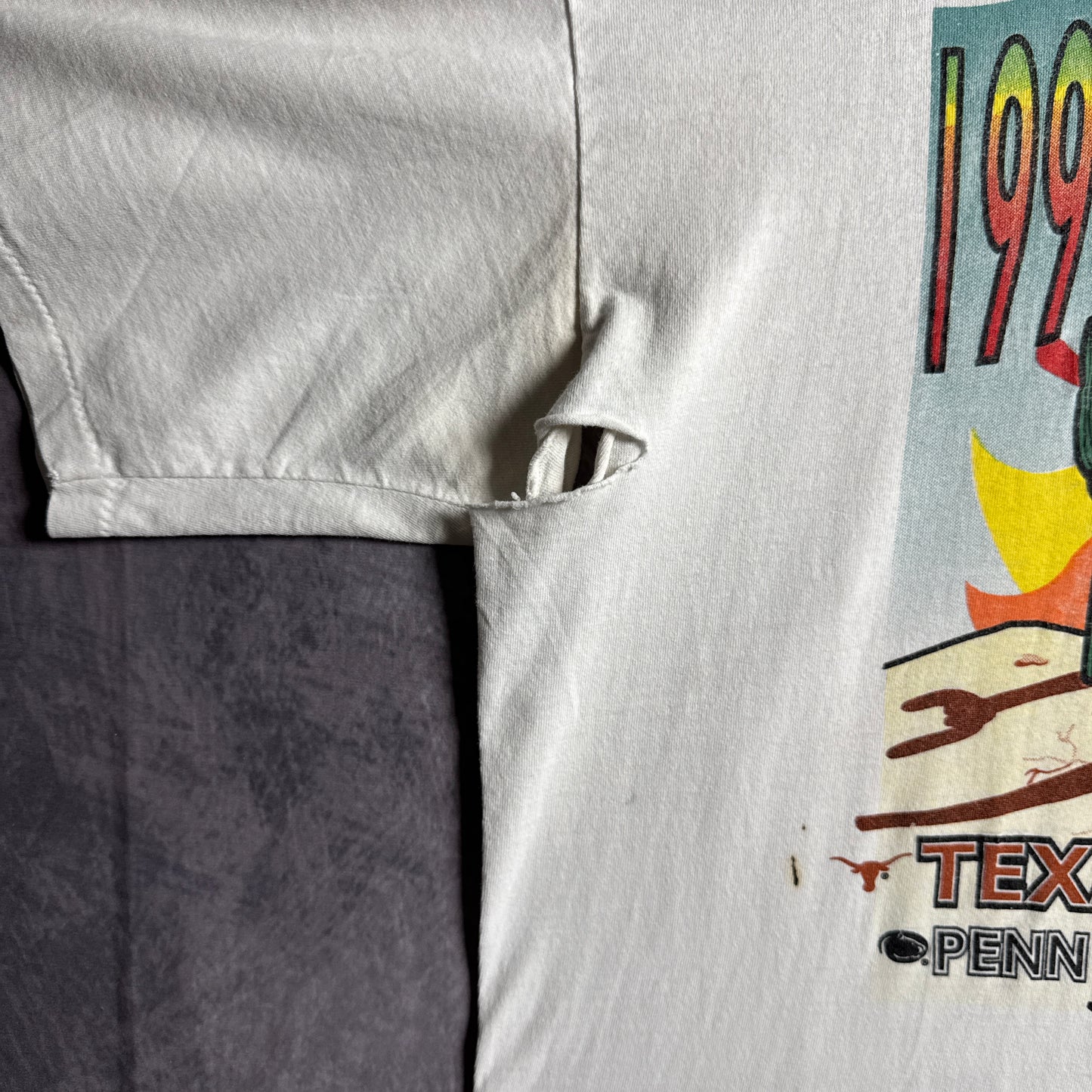 1997 White Texas Longhorns Fiesta Bowl Shirt 4544