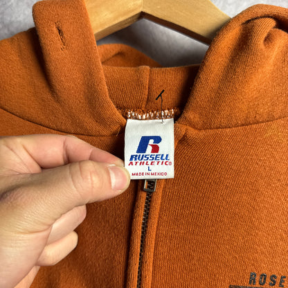 2006 Orange Texas Longhorns Rose Bowl Zip Up Hoodie 4418