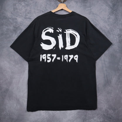 90s Black Sid Vicious Memorial Shirt 5119