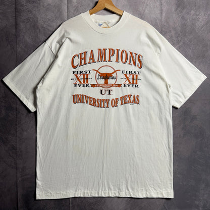 1996 White Texas Longhorns Big 12 Champions Shirt 4521