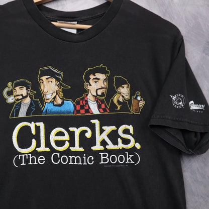 1998 Black Clerks The Comic Book Shirt 4669