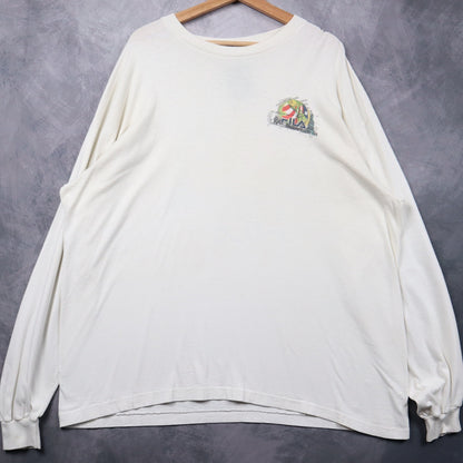1997 White FILA US Open New York Long Sleeve Shirt 4686