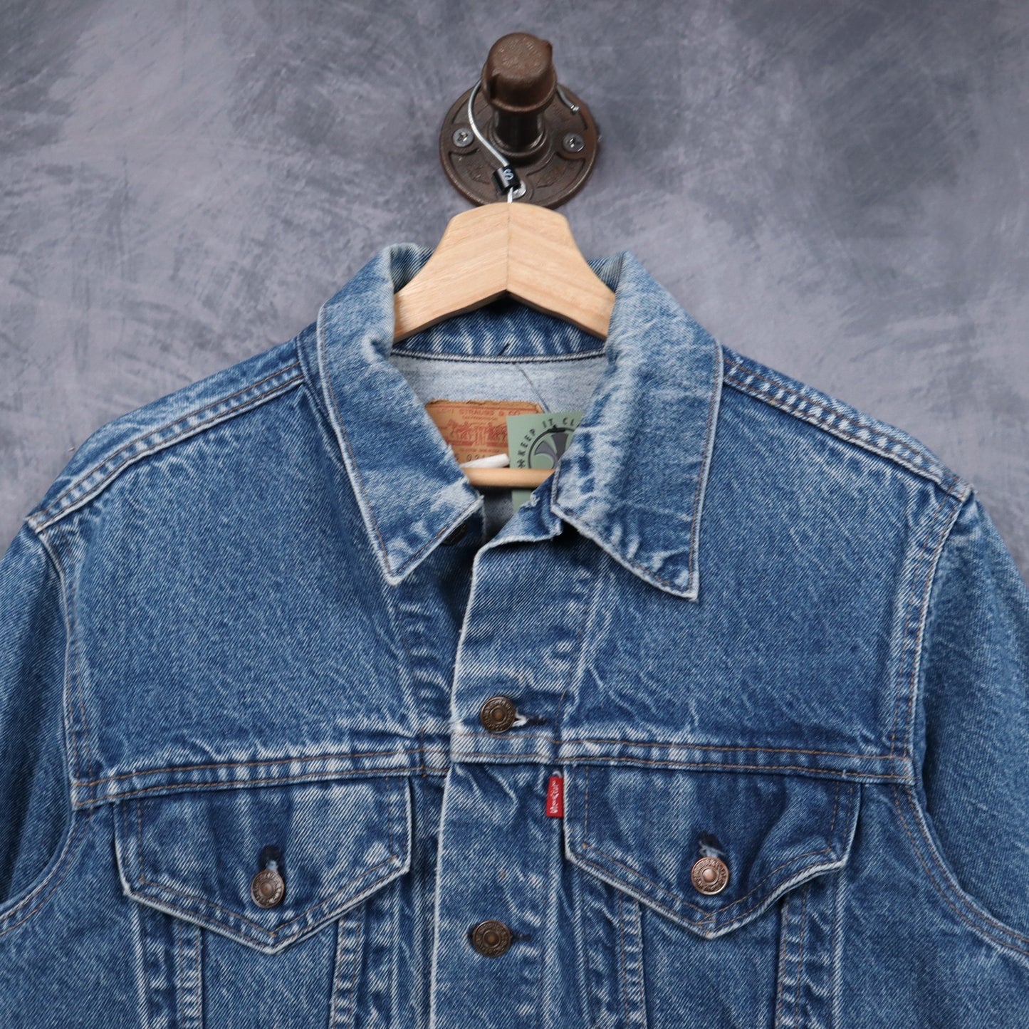 70s Medium Wash Levi's Denim Trucker Jacket 5091