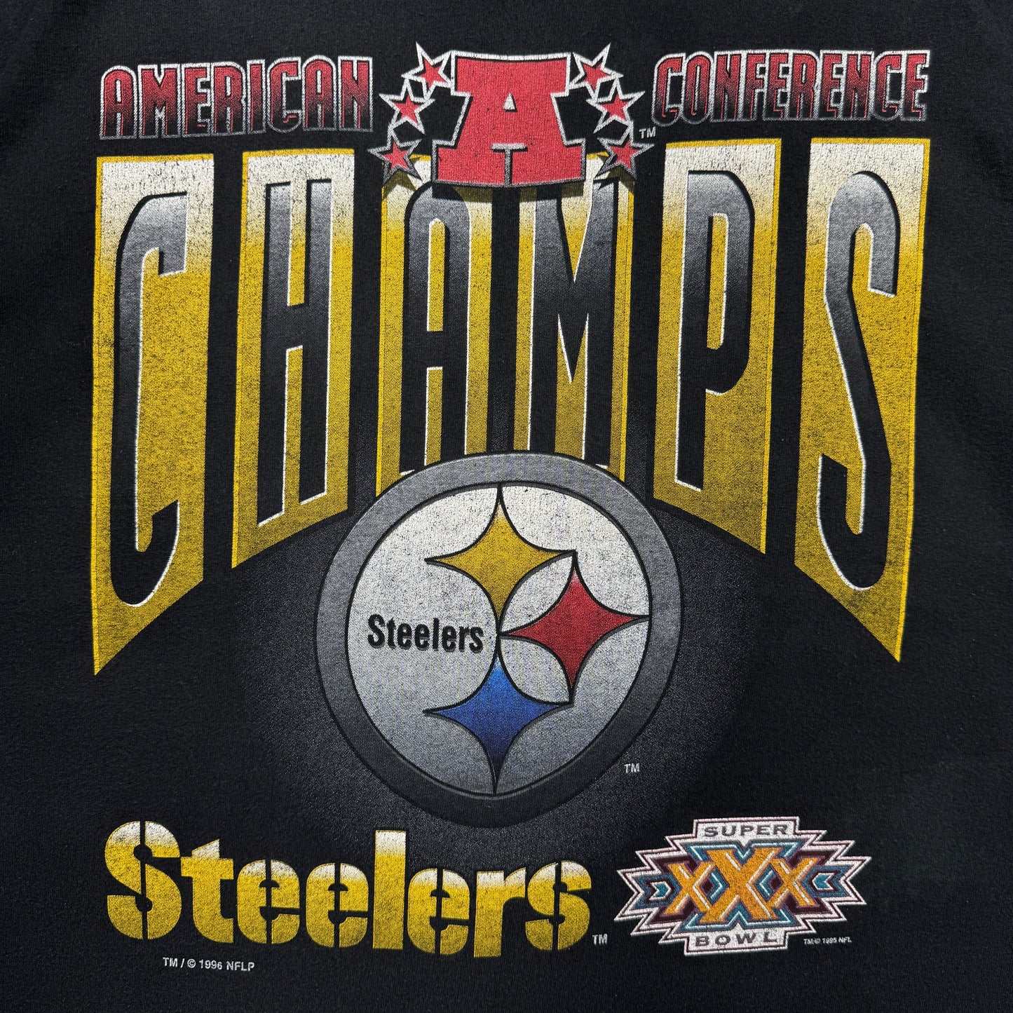 1996 Black Pittsburgh Steelers Shirt 4213