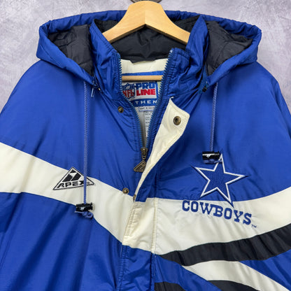 90s Blue Dallas Cowboys Apex Jacket 4087
