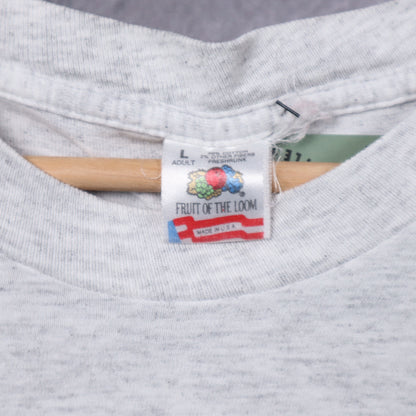 90s Heather Gray John Berry Motorcycle Tour Shirt 5445