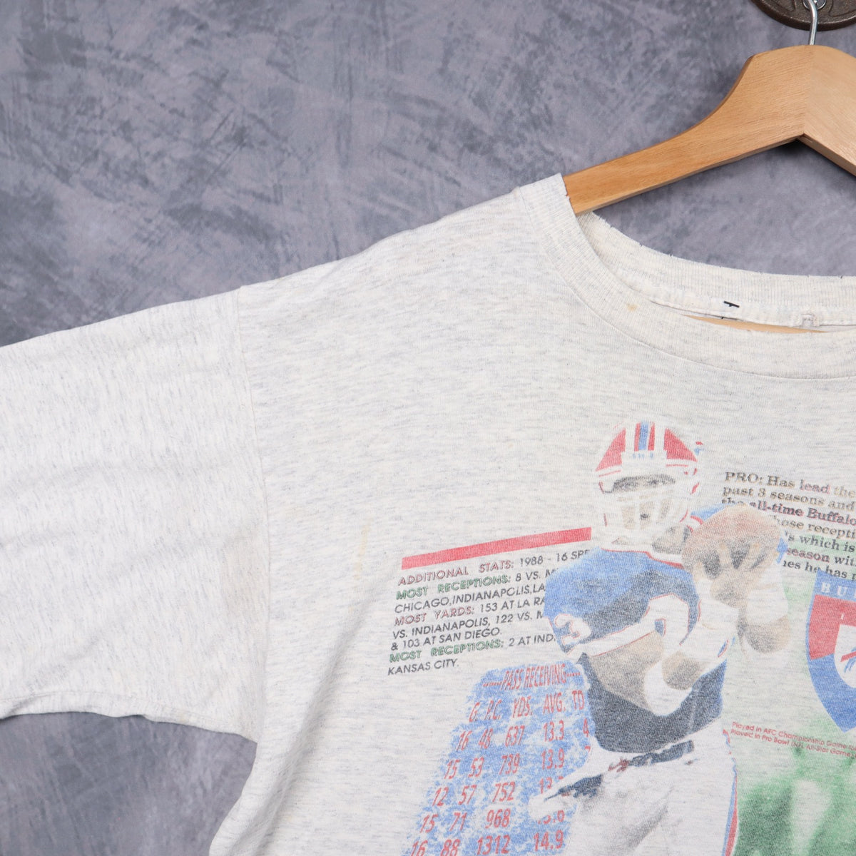 90s Grey Buffalo Bills Andre Reed Shirt 6710