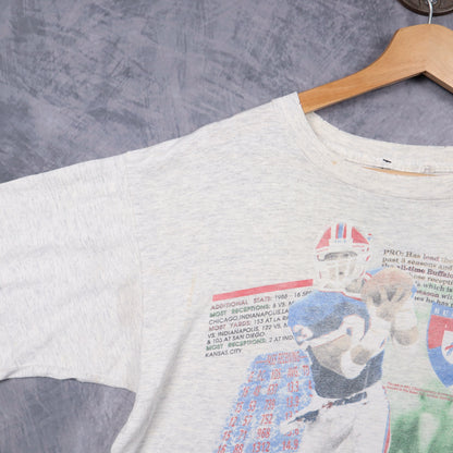 90s Grey Buffalo Bills Andre Reed Shirt 6710