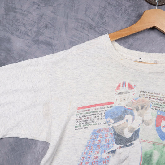90s Grey Buffalo Bills Andre Reed Shirt 6710