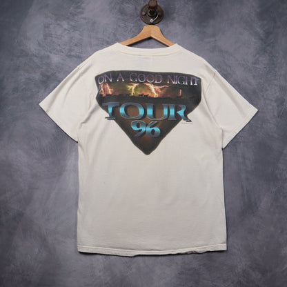 1996 White Wade Hayes On A Good Night Tour Shirt 5443