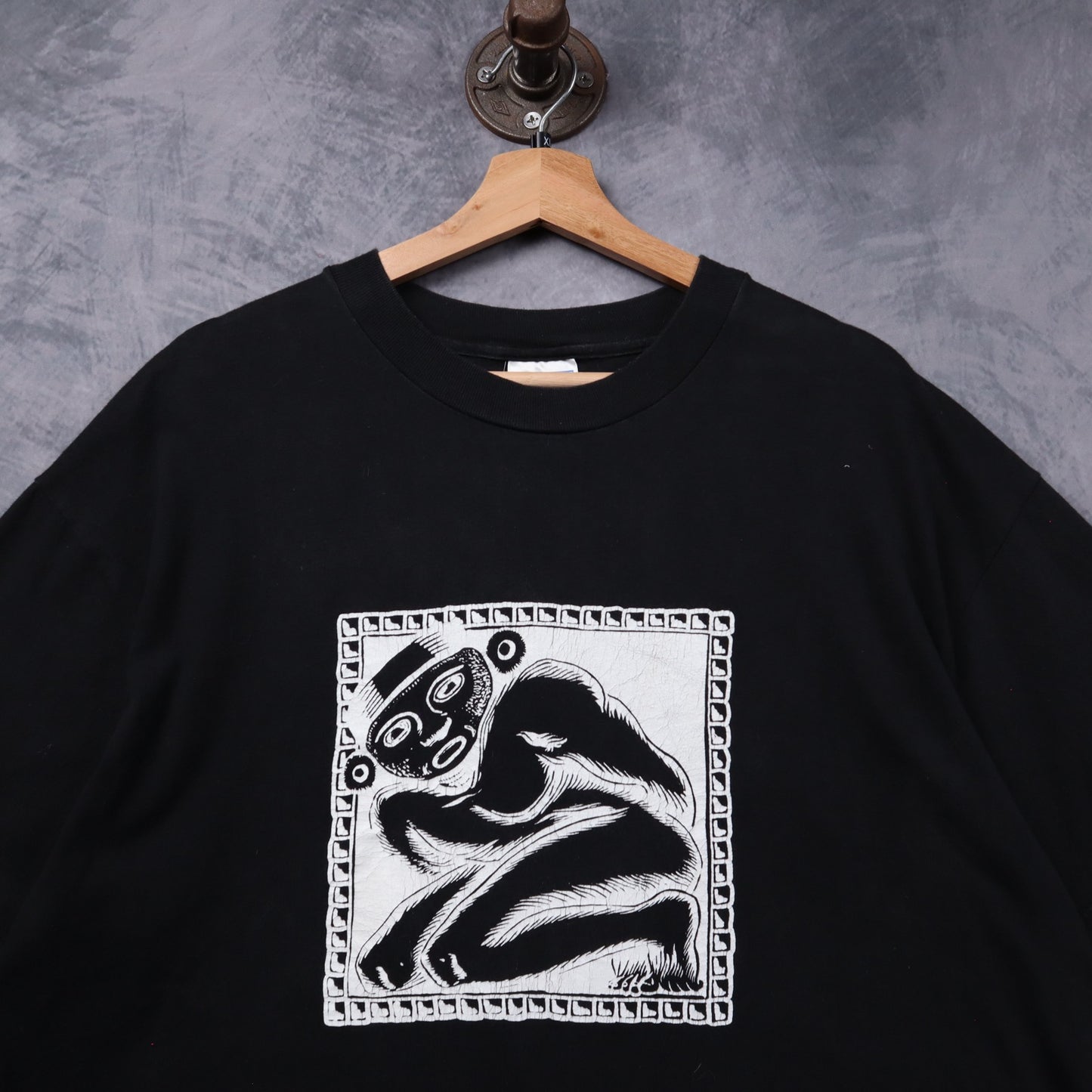 90s Black Captive Audience San Marcos Texas Shirt 5347