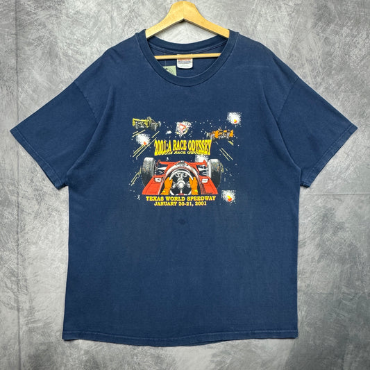 2001 Blue A Race Odyssey Shirt 3974