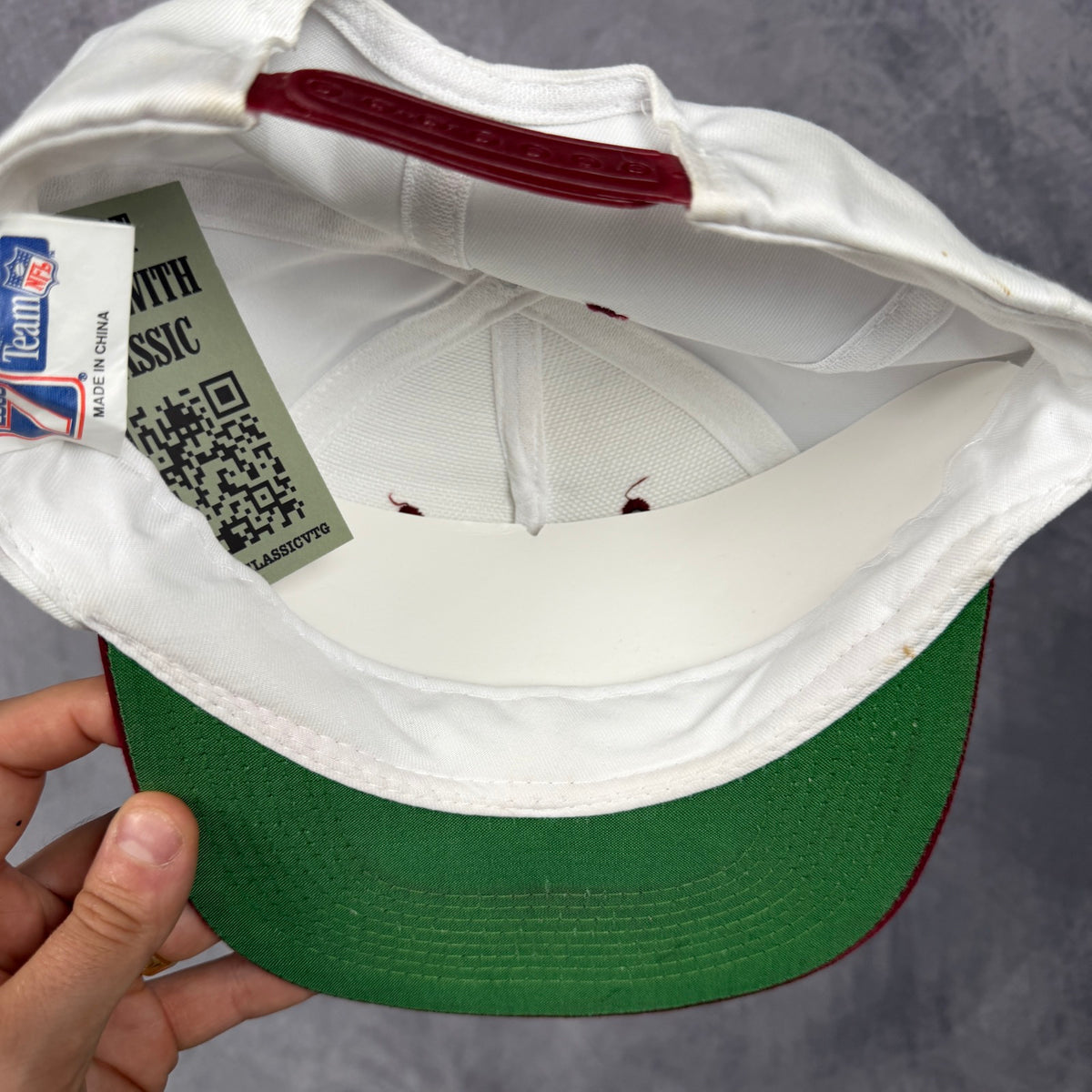 1996 White Super Bowl XXX Hat 6836