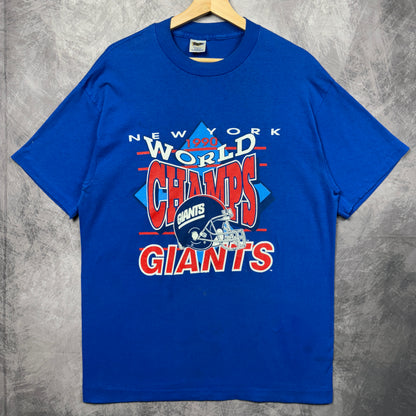 1990 Blue New York Giants Shirt 4159