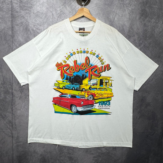 1993 White The Rebel Run Shirt 3906