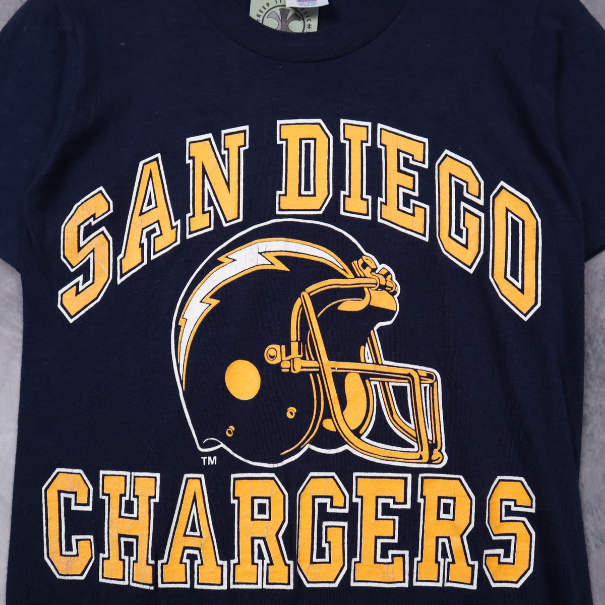 90s Navy Blue San Diego Chargers Shirt 6596