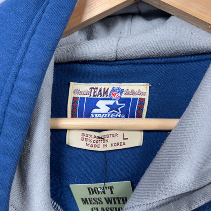 90s Blue Dallas Cowboys Starter Hoodie 4122