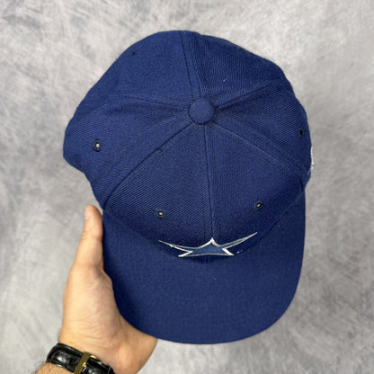 90s Navy Blue Dallas Cowboys Sports Specialties Plain Logo Snapback Hat 6857