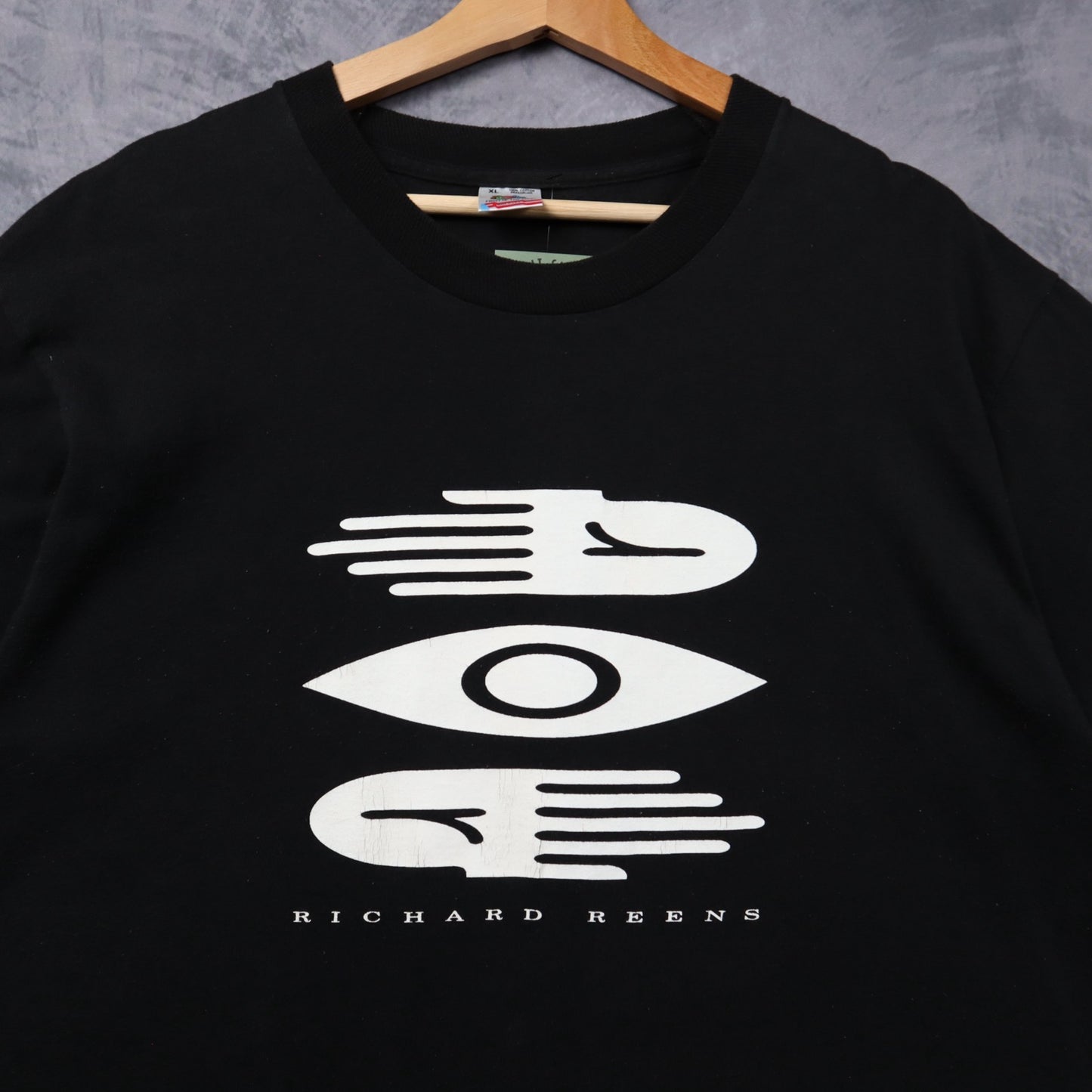 90s Black Richard Reens DOE Shirt 5431