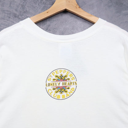 1995 White The Beatles Sgt. Peppers Lonely Hearts Club Band Shirt 4938