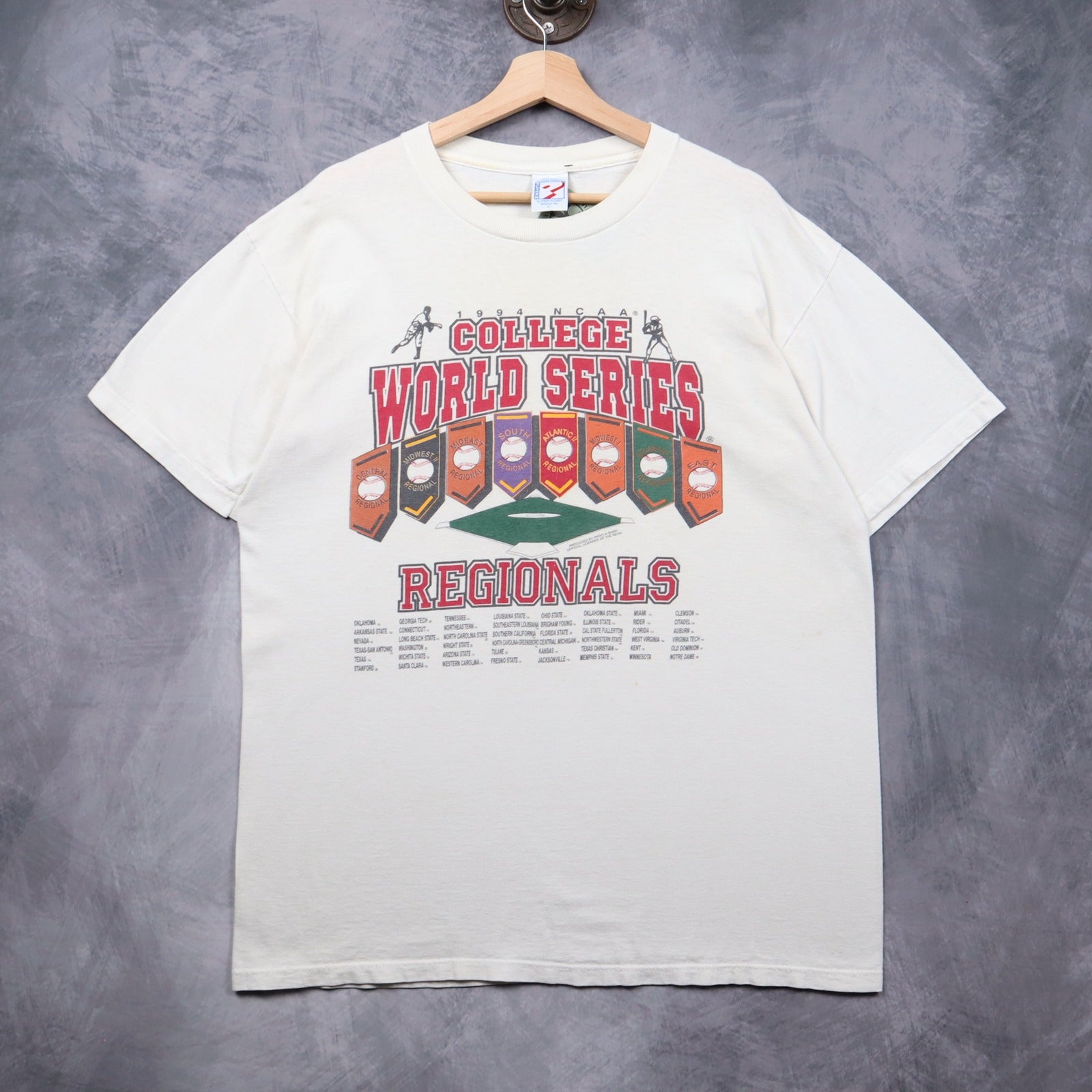 1994 White NCAA College World Series Regionals Shirt 5519